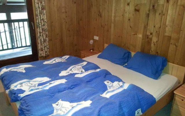 Fichtenblockhütte