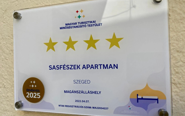 Sasfeszek Apartman (Teljes lakás)