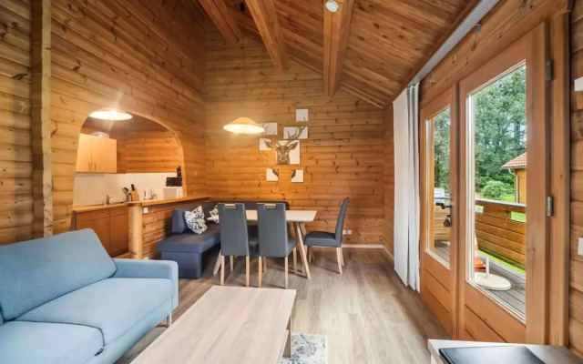 Finnische Blockhausstilhauser im Harz