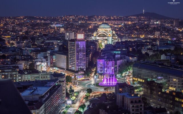 Hotel Slavija Belgrade Белград вид на фасад