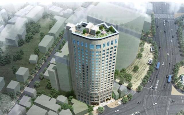 Отель Aloft Seoul Myeongdong Сеул вид на фасад