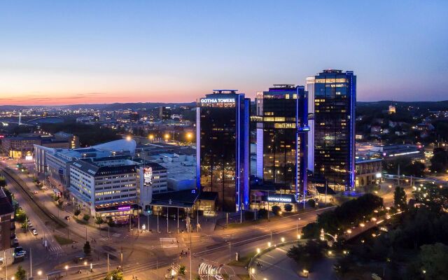 Отель Gothia Towers Швеция, Гётеборг - отзывы, цены и фото номеров - забронировать отель Gothia Towers онлайн вид на фасад