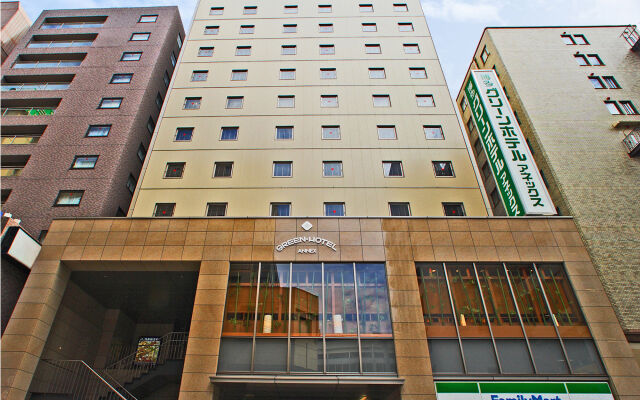 Отель Hakata Green Annex Хаката вид на фасад