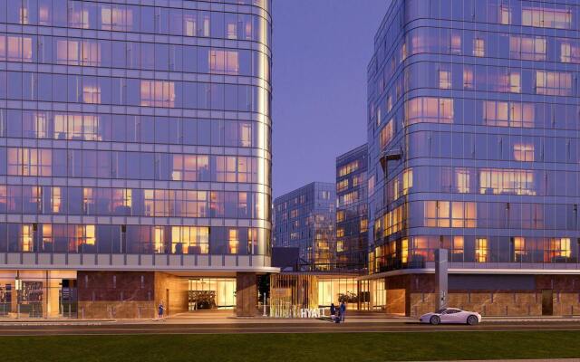 Отель Hyatt Place Shanghai Hongqiao CBD Китай, Шанхай - отзывы, цены и фото номеров - забронировать отель Hyatt Place Shanghai Hongqiao CBD онлайн вид на фасад
