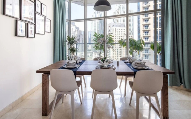 Modern + Premium 2BR With Full Dubai Marina Views!