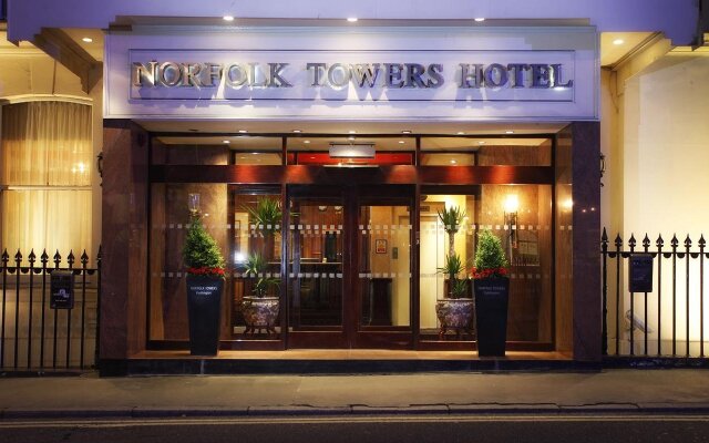 Norfolk Towers Paddington Hotel вид на фасад