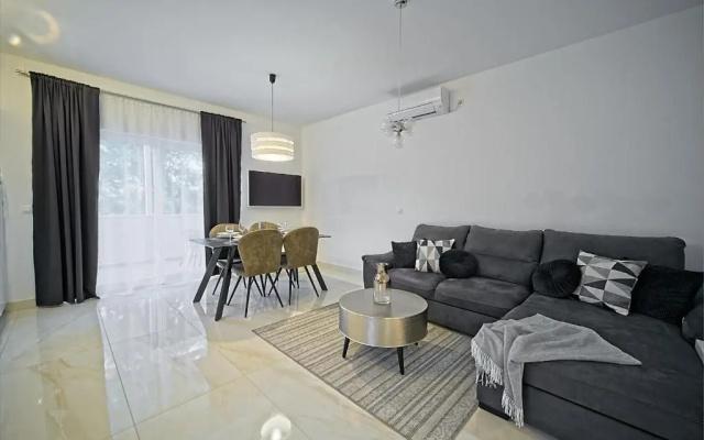 Blue apartment