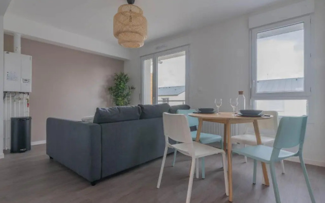 ELODIE - Appartement proche gare, arrivée 24 24