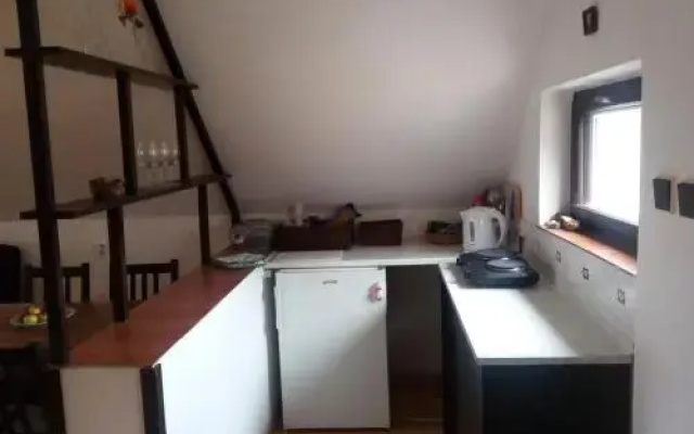 Chalupa v zahradě mezi vinohrady