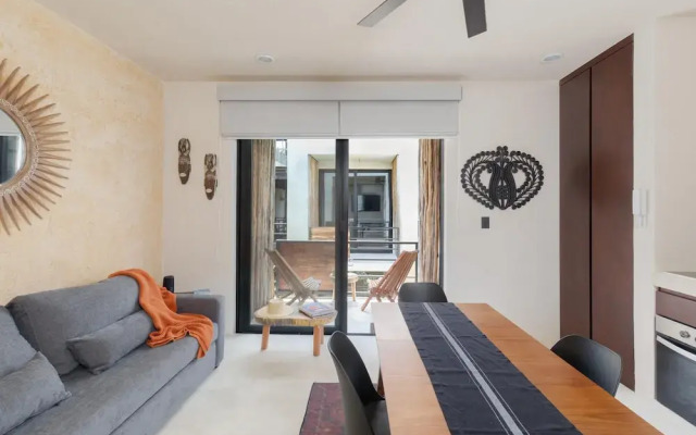 Elegant Eco-chic Condo Amongst Nature in Aldea Zama Wifi Concierge