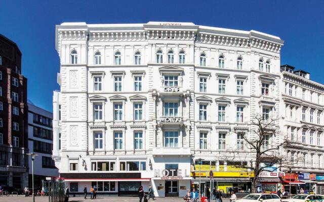Novum Hotel Graf Moltke Hamburg вид на фасад