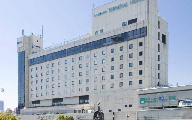 Sannomiya Terminal Hotel Кобе вид на фасад