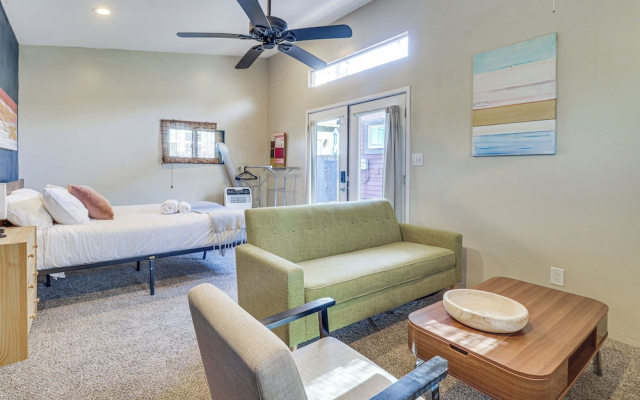 Deck & Home Office: Walkable Albuquerque Home