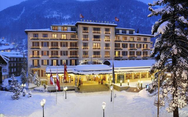 Отель Grand Hotel Zermatterhof Швейцария, Церматт - отзывы, цены и фото номеров - забронировать отель Grand Hotel Zermatterhof онлайн вид на фасад