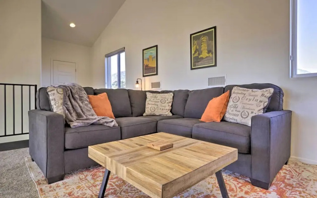 Modern Pine Retreat w/ Deck & Stunning Views!
