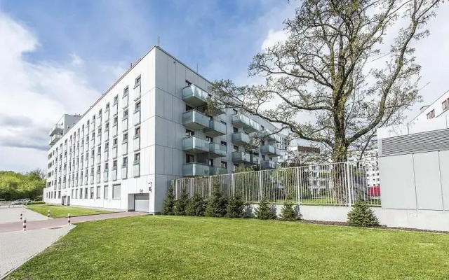 Отель P&O Apartments Bielany 6 Польша, Варшава - отзывы, цены и фото номеров - забронировать отель P&O Apartments Bielany 6 онлайн вид на фасад