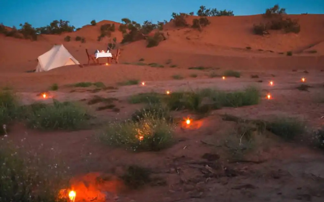 Bivouac les Hommes Bleus exclusive camp