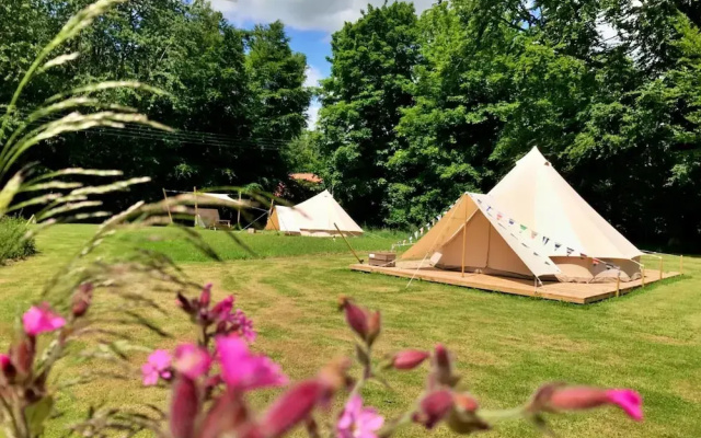 Luxury Bell Tent in Norfolk With Scenic Garden