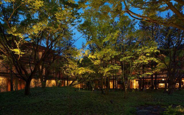 Отель Hoshino Resorts KAI Kinugawa Никко вид на фасад