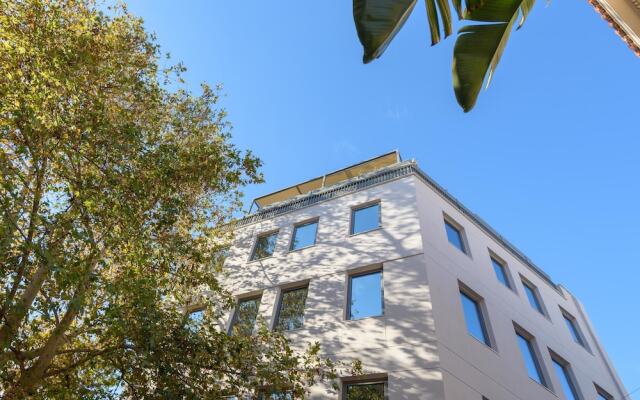 Апартаменты Fos Residential Apartments Афины вид на фасад