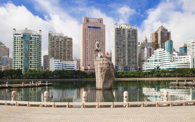Отель Peony Wanpeng Hotel - Xiamen Китай, Сямынь - отзывы, цены и фото номеров - забронировать отель Peony Wanpeng Hotel - Xiamen онлайн вид на фасад