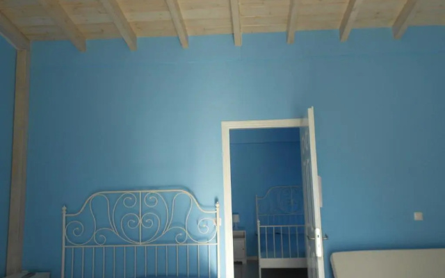 Blue White House