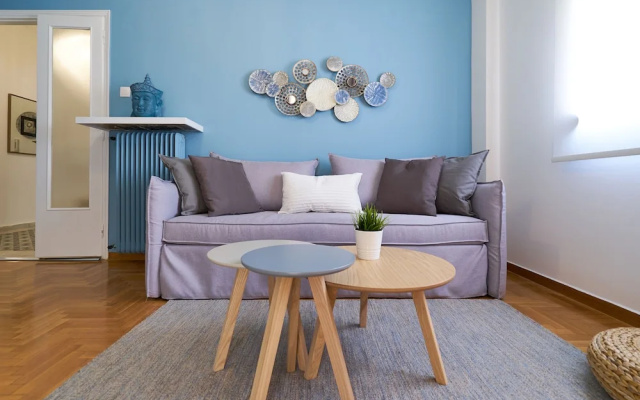 Blue Oasis In The Heart Of Koukaki