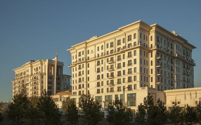 Гостиница The St. Regis Astana Казахстан, Нур-Султан - 1 отзыв об отеле, цены и фото номеров - забронировать гостиницу The St. Regis Astana онлайн вид на фасад