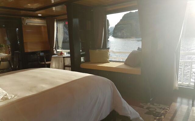 Отель Hera Cruises Вьетнам, Халонг - отзывы, цены и фото номеров - забронировать отель Hera Cruises онлайн комната для гостей
