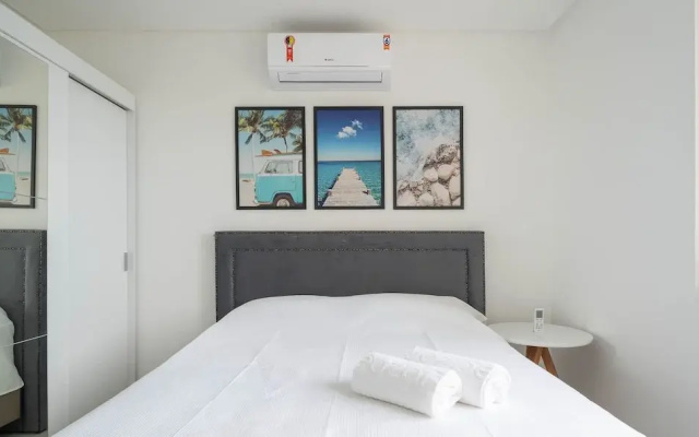 2BR Seaview apt Near Itapema Beach Sem501