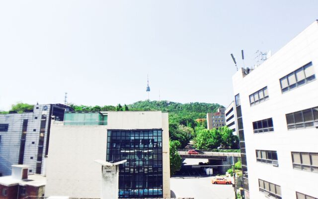 Отель DH myeongdong guesthouse вид на фасад