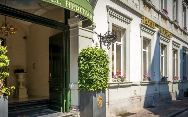 Отель Relais & Chateaux Hotel Heritage Бельгия, Брюгге - 1 отзыв об отеле, цены и фото номеров - забронировать отель Relais & Chateaux Hotel Heritage онлайн вид на фасад