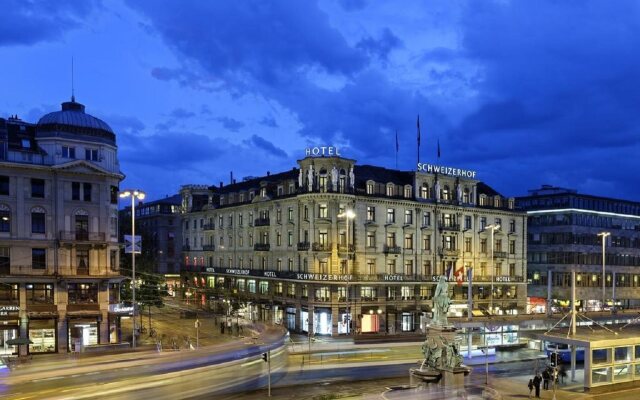 Отель Schweizerhof Zürich Швейцария, Цюрих - отзывы, цены и фото номеров - забронировать отель Schweizerhof Zürich онлайн вид на фасад