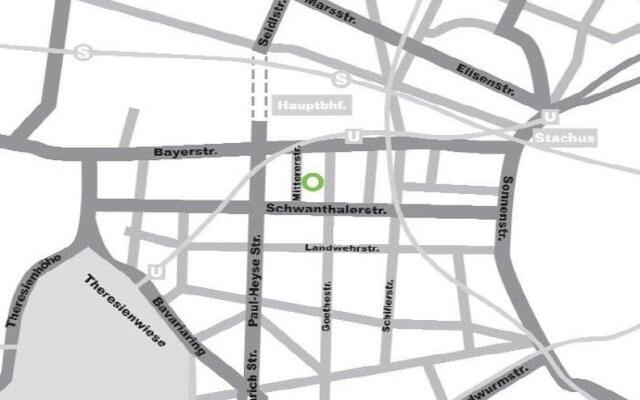 Hotel Metropol Мюнхен вид на фасад