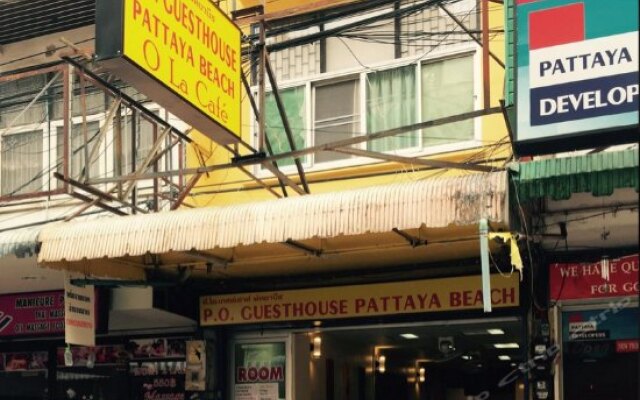 Отель P.O. Guesthouse Pattaya Beach вид на фасад