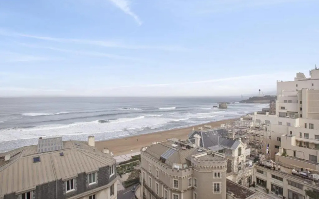 Charming 3 3br with breathtaking seaview in Biarritz center - Welkeys