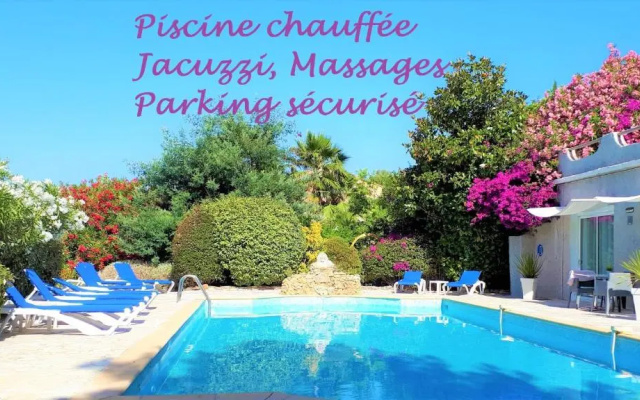 Les Jardins de Bormes, adult-only hotel with sauna & jacuzzi