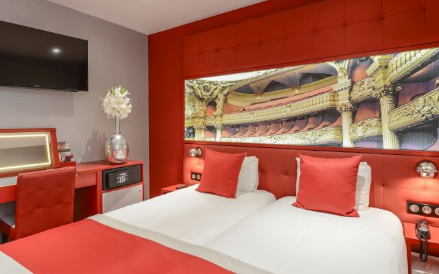 Отель Hôtel Regina Opéra Grands Boulevards Париж комната для гостей