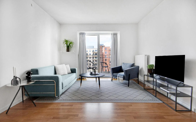 Modern 1-bedroom Apartment with a Balcony in Copenhagen Orestad
