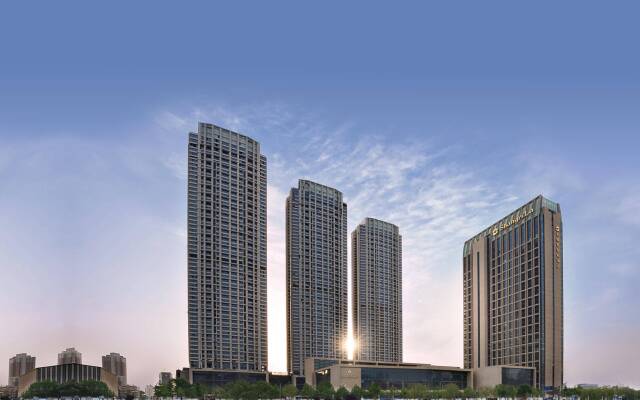 Shangri-La Hotel, Tianjin вид на фасад