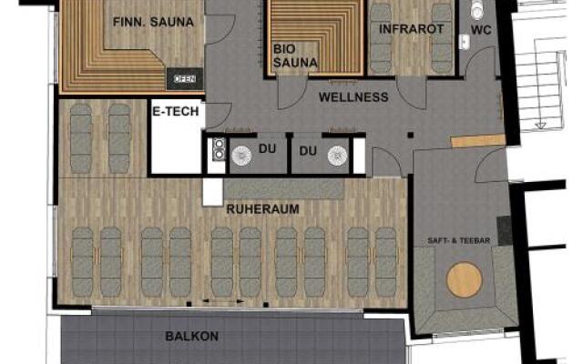 Отель Aparthotel Rechenau Хохгургль вид на фасад