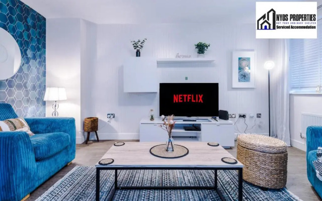 ✪3 Bed House✪Manchester✪MONTHLY STAY✪PARKING✪WIFI✪
