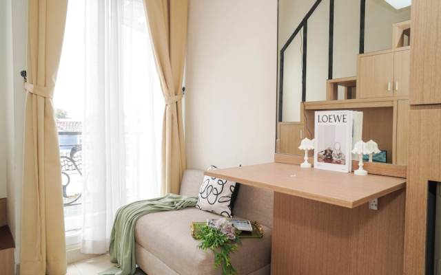 Homey Studio Loft Apartment At Apple 1 Condovilla