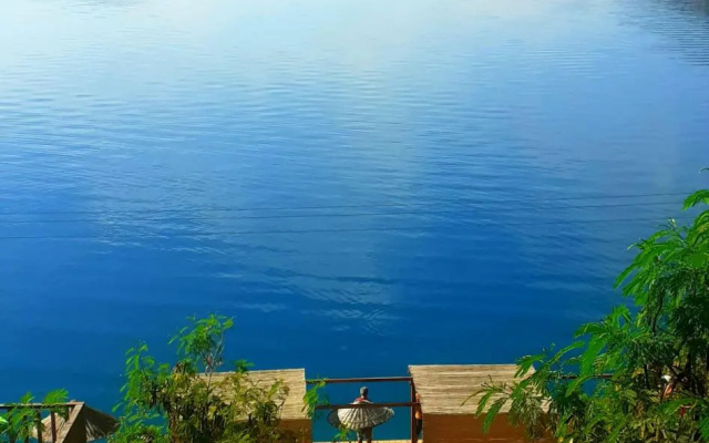 Bungalow with Pier, Terrace, View in Bozburun