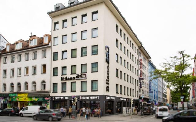 Отель Rilano 24/7 Hotel München City Германия, Мюнхен - отзывы, цены и фото номеров - забронировать отель Rilano 24/7 Hotel München City онлайн вид на фасад