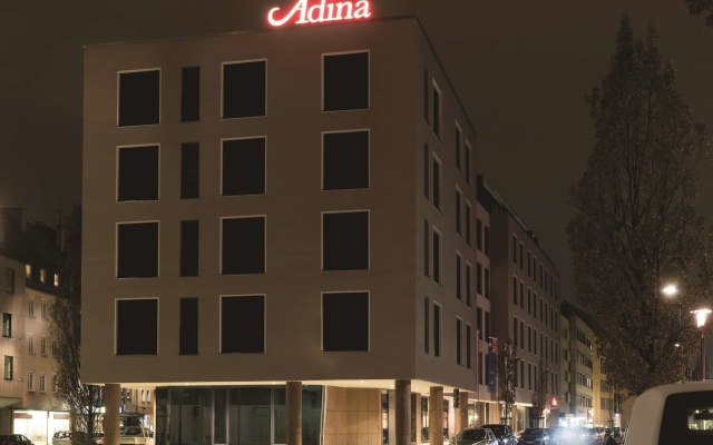 Отель Adina Apartment Hotel Nuremberg Германия, Нюрнберг - отзывы, цены и фото номеров - забронировать отель Adina Apartment Hotel Nuremberg онлайн вид на фасад