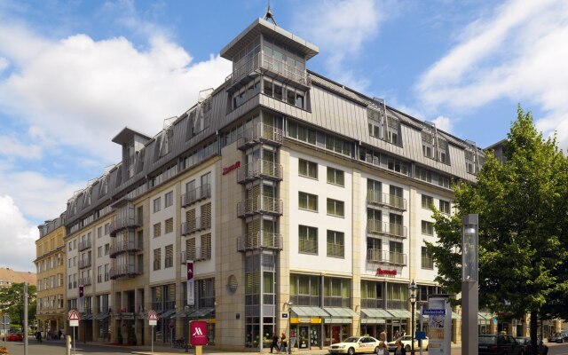 Отель Leipzig Marriott Hotel Германия, Лейпциг - отзывы, цены и фото номеров - забронировать отель Leipzig Marriott Hotel онлайн вид на фасад