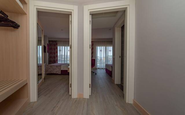 Sunmelia Beach Resort Hotel Сиде вид на фасад