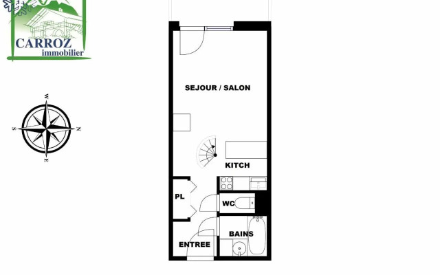 Duplex 4 Pers Pied de Pistes (Ba331)