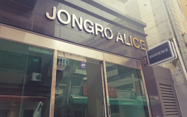 Отель Jongro Alice вид на фасад